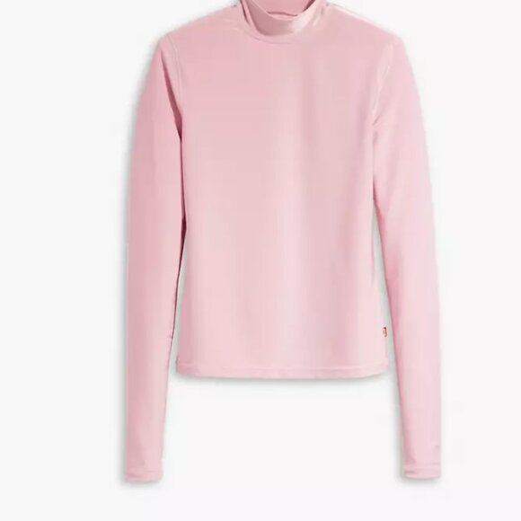 🔥 Levi’s Women’s Mammoth Second Skin Top – Dusty Pink, Fitted, Size XL - Picture 4 of 11